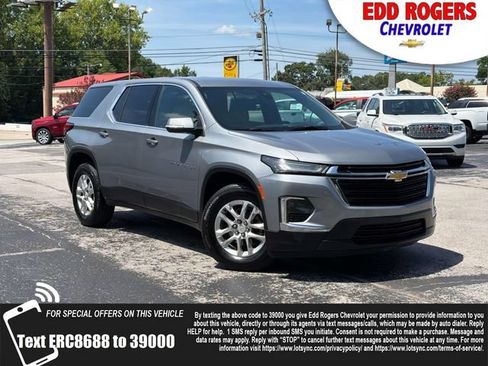 Used 2023 Chevrolet Traverse LS w/ Safety Package FWD image 1