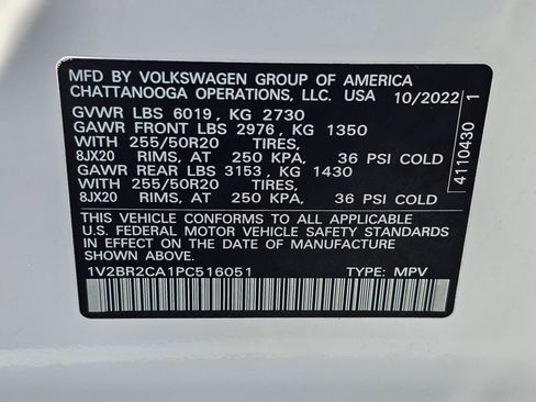 Certified 2023 Volkswagen Atlas SEL AWD/4WD image 30