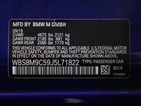 Used 2018 BMW M3 CS w/ Executive Package image 34