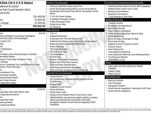 New 2026 MAZDA CX-5 Select AWD/4WD image 4