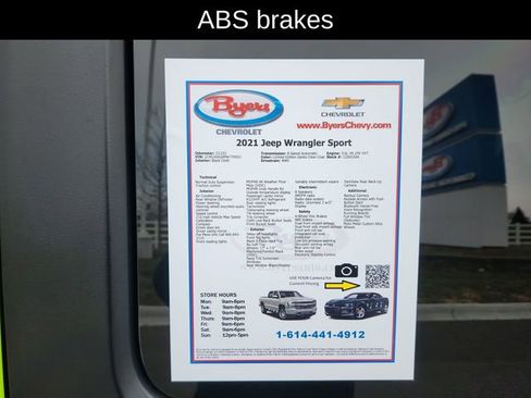 Used 2021 Jeep Wrangler Sport image 12
