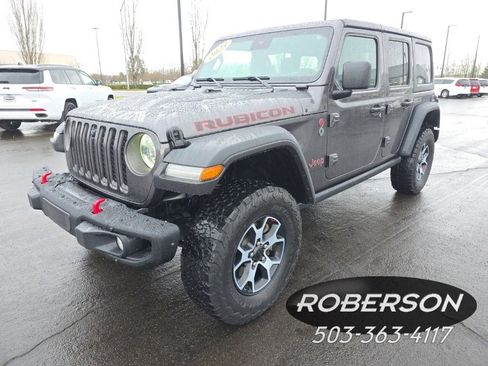 Used 2023 Jeep Wrangler Unlimited Rubicon w/ Steel Bumper Group image 1