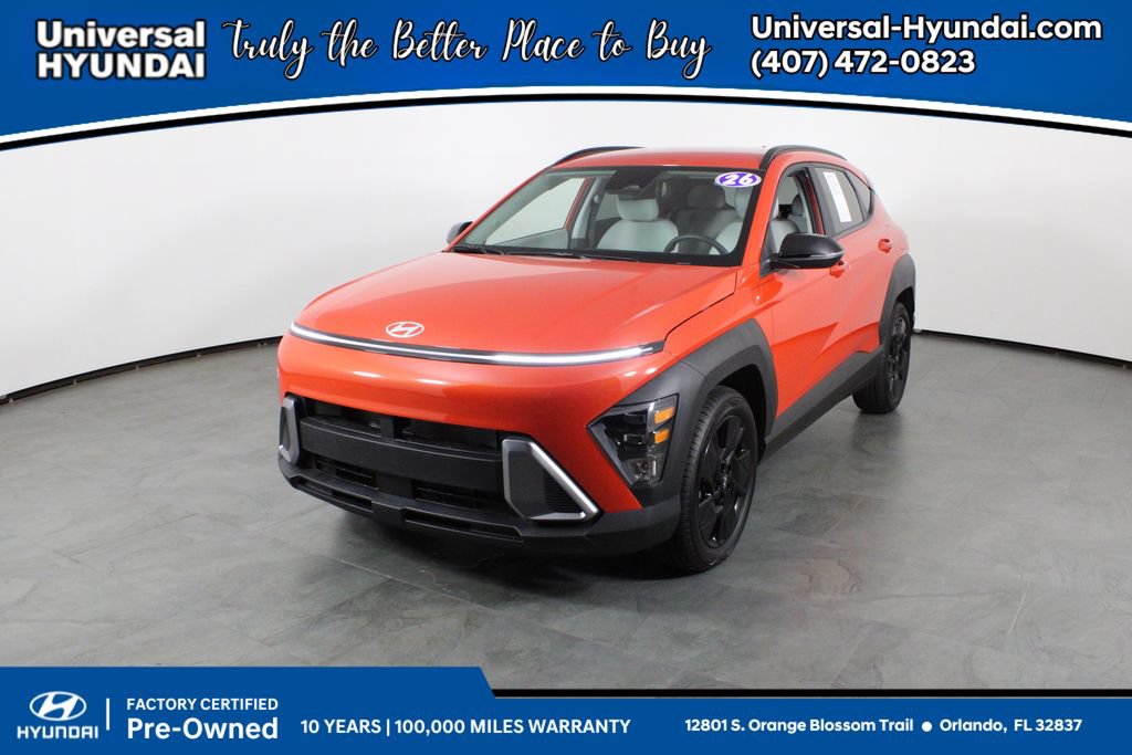 Certified 2026 Hyundai Kona SEL Sport FWD 360° Tour