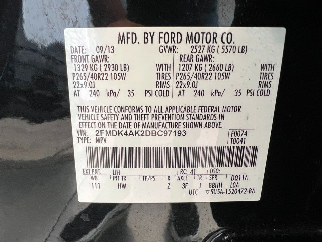 Used 2013 Ford Edge Sport w/ Driver Entry Pkg AWD/4WD image 24