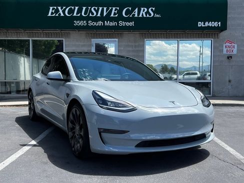 Used 2021 Tesla Model 3 Performance AWD/4WD image 1