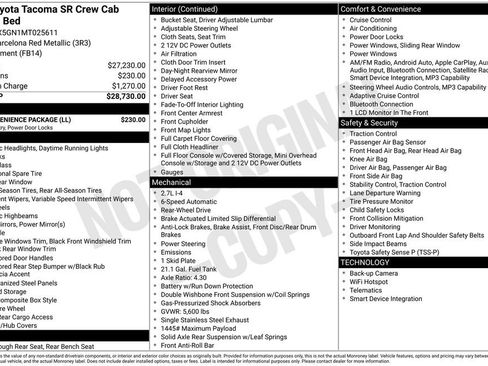 Used 2021 Toyota Tacoma SR w/ SR Convenience Package RWD image 4