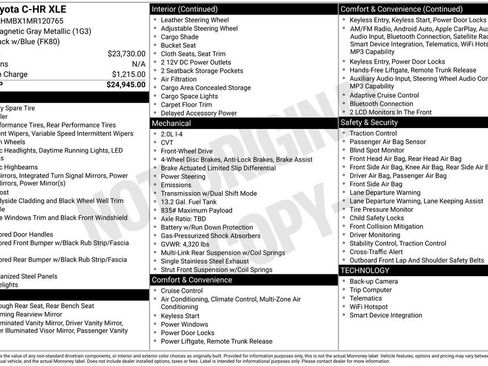 Used 2021 Toyota C-HR XLE image 4