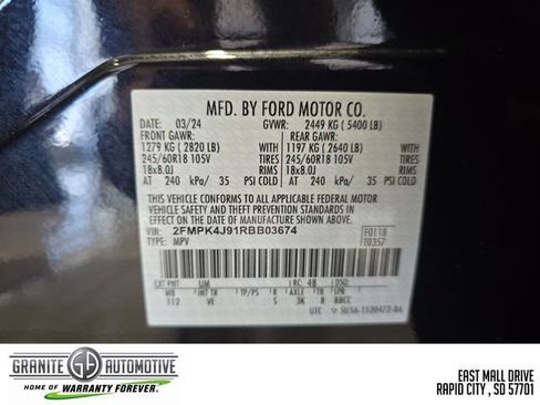 Used 2024 Ford Edge SEL w/ Convenience Package AWD/4WD image 30