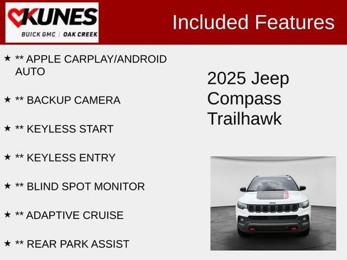 Used 2025 Jeep Compass Trailhawk AWD/4WD image 2