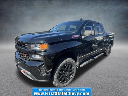 Used 2021 Chevrolet Silverado 1500 Custom Trail Boss w/ Midnight Edition AWD/4WD image 1