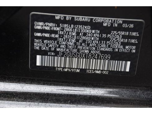 New 2026 Subaru Crosstrek 2.5i Sport AWD/4WD image 25