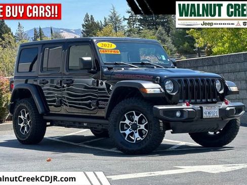 Certified 2021 Jeep Wrangler Unlimited Rubicon AWD/4WD image 1