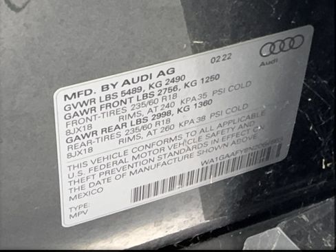 Used 2022 Audi Q5 2.0T Premium w/ Convenience Package AWD/4WD image 52