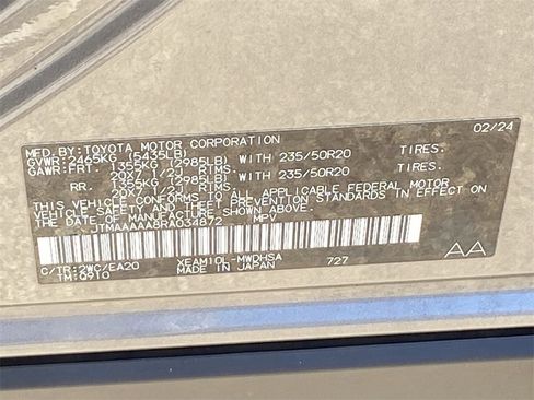 Used 2024 Toyota bZ4X Limited w/ Weather Package image 15