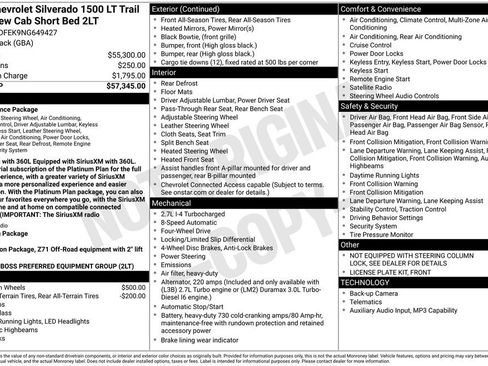 Used 2022 Chevrolet Silverado 1500 LT Trail Boss AWD/4WD image 41