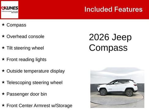 Used 2026 Jeep Compass Trailhawk w/ Sun, Sound & Navigation Group image 4