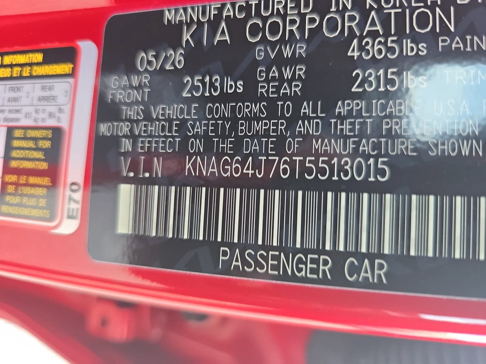 New 2026 Kia K5 GT-Line FWD image 34