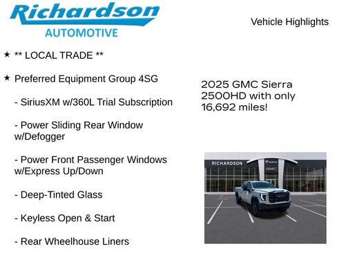 Used 2025 GMC Sierra 2500 AT4X w/ Snow Plow Prep/Camper Package AWD/4WD image 11