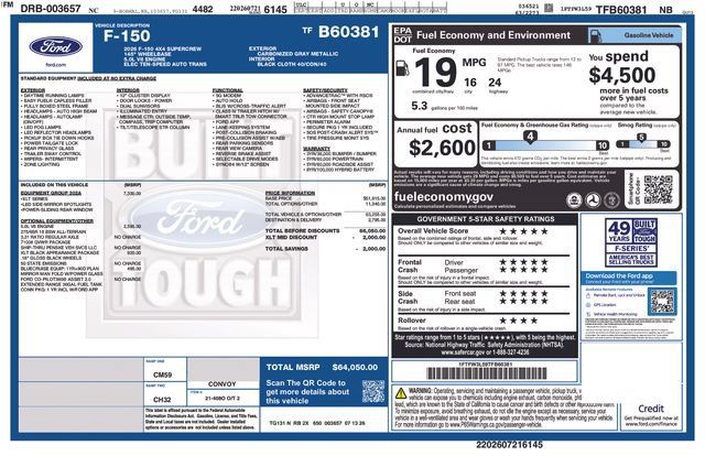 New 2026 Ford F150 XLT w/ Equipment Group 302A MID AWD/4WD image 24
