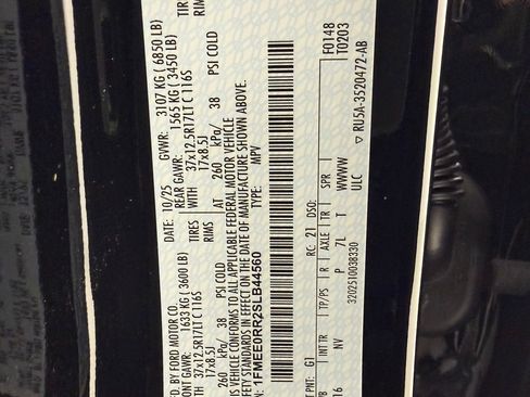 New 2025 Ford Bronco Raptor w/ Interior Carbon Fiber Pack AWD/4WD image 8