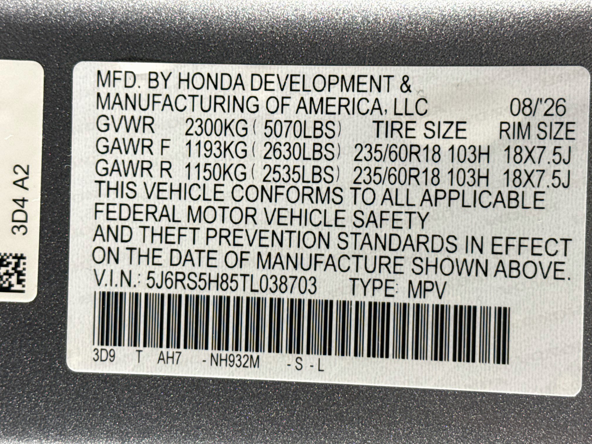 New 2026 Honda CR-V Sport-L image 38