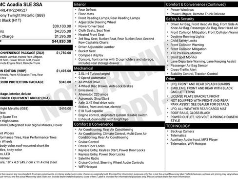 Certified 2023 GMC Acadia SLE w/ Driver Convenience Package image 5