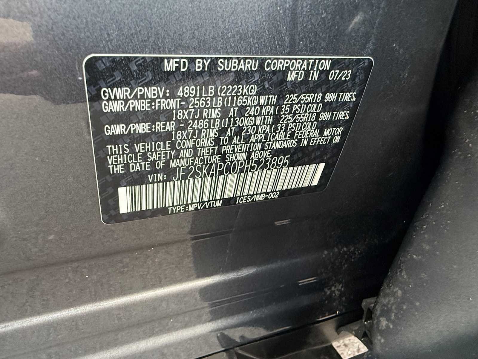 Certified 2023 Subaru Forester Limited w/ Popular Package #2 AWD/4WD image 36