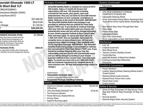 Used 2015 Chevrolet Silverado 1500 LT w/ LT Convenience Package RWD image 13