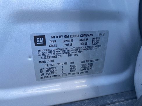 Used 2017 Chevrolet Trax LS w/ LPO, Cargo Package image 24