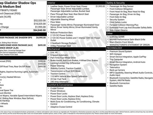 New 2026 Jeep Gladiator Rubicon AWD/4WD image 34