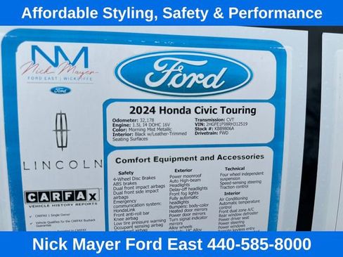 Used 2024 Honda Civic Touring image 31