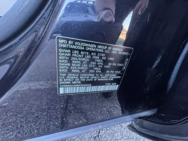 Used 2022 Volkswagen Atlas SE AWD/4WD image 12