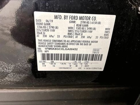 Used 2020 Ford Explorer ST AWD/4WD image 17