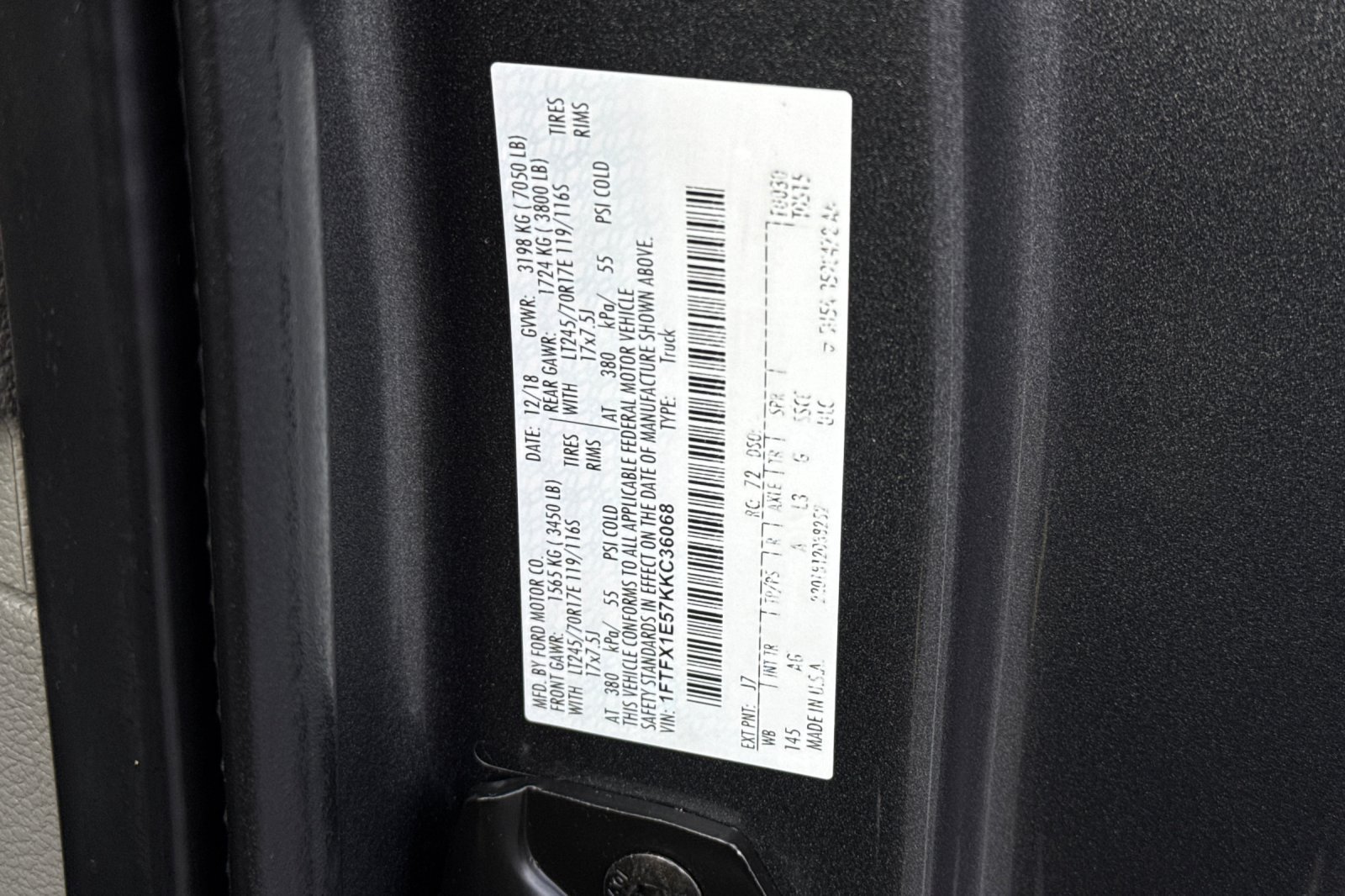 Used 2019 Ford F150 XL w/ Equipment Group 101A Mid AWD/4WD image 26