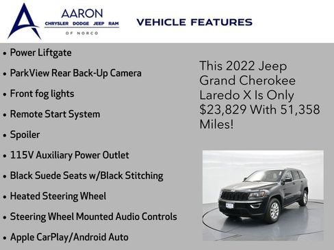 Used 2022 Jeep Grand Cherokee Laredo X image 13