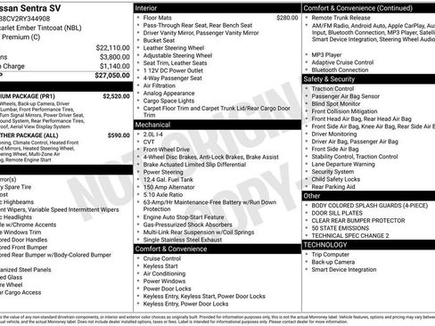 Used 2024 Nissan Sentra SV w/ SV Premium Package image 5