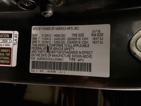 Used 2018 Honda CR-V Touring image 33