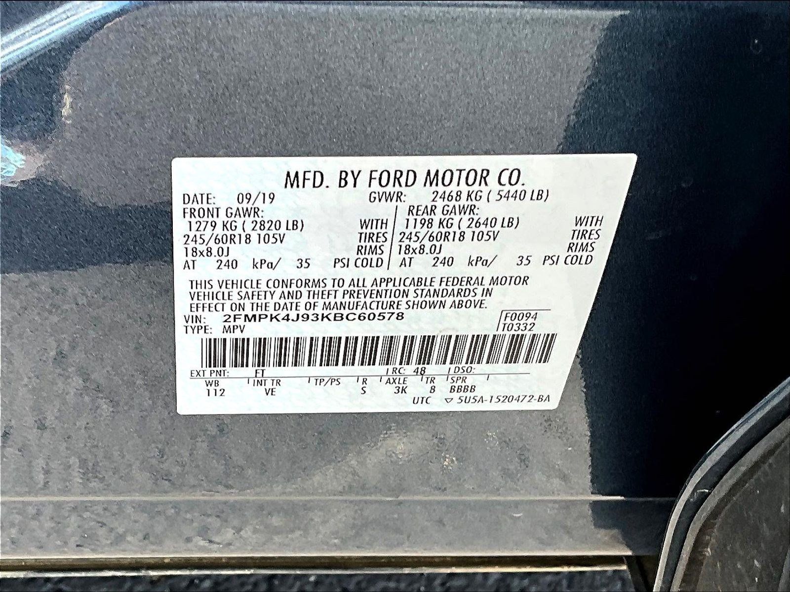 Used 2019 Ford Edge SEL w/ Equipment Group 201A AWD/4WD image 18