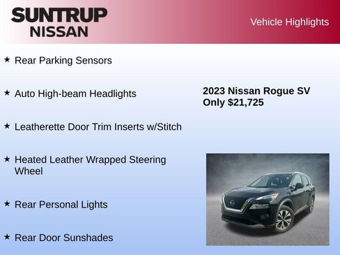 Used 2023 Nissan Rogue SV w/ SV Premium Package image 16