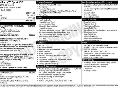 Used 2020 Cadillac XT5 Sportv image 38