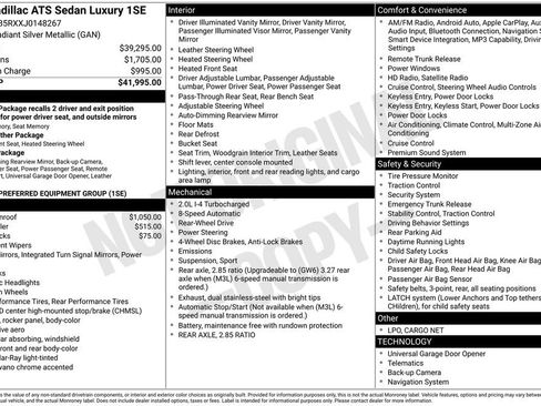 Used 2018 Cadillac ATS Luxury image 28