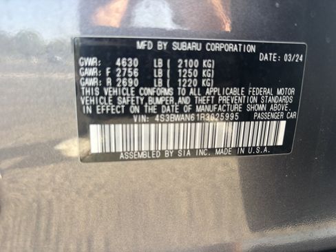 Used 2024 Subaru Legacy Limited AWD/4WD image 29