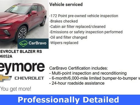 Certified 2024 Chevrolet Blazer RS w/ LPO, Floor Liner Package image 55