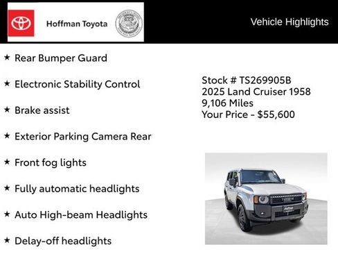 Certified 2025 Toyota Land Cruiser 1958 AWD/4WD image 35