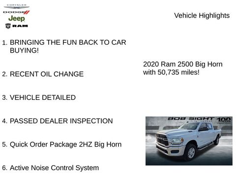 Used 2020 RAM 2500 Big Horn image 3