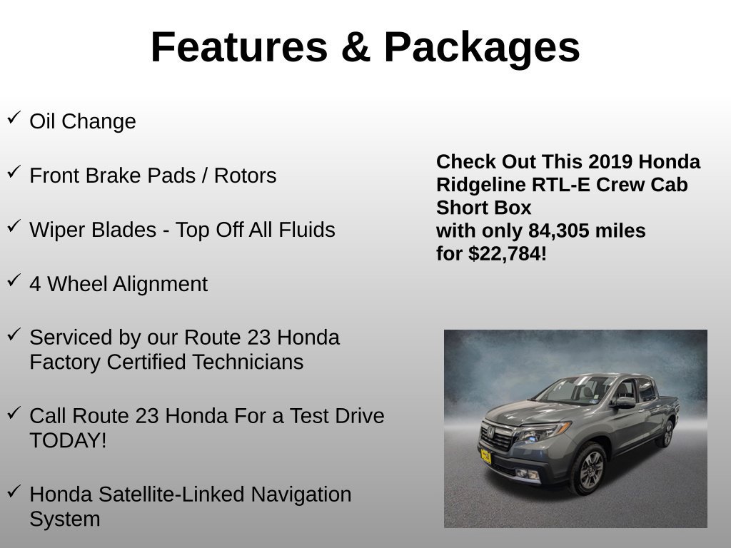 Used 2019 Honda Ridgeline RTL-E image 4