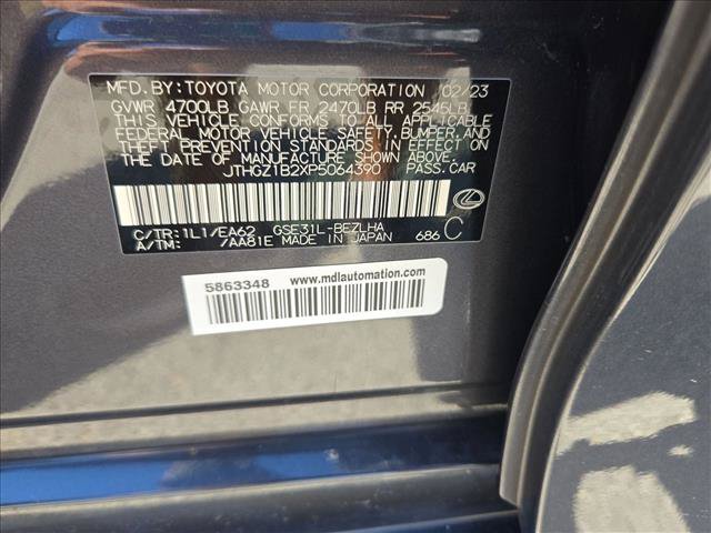 Used 2023 Lexus IS 350 F Sport w/ Navigation Package RWD image 23