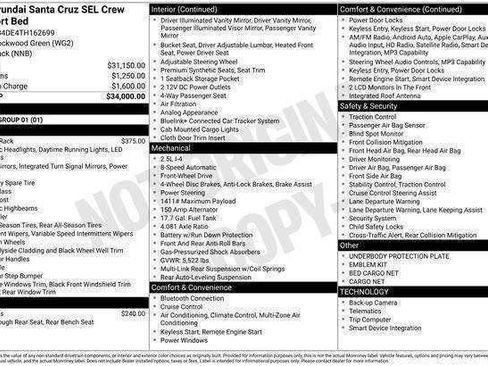 New 2026 Hyundai Santa Cruz SEL image 27