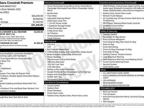 Used 2024 Subaru Crosstrek 2.0i Premium image 7