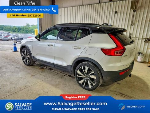 Used 2021 Volvo XC40 P8 Recharge w/ Advanced Package AWD/4WD image 3